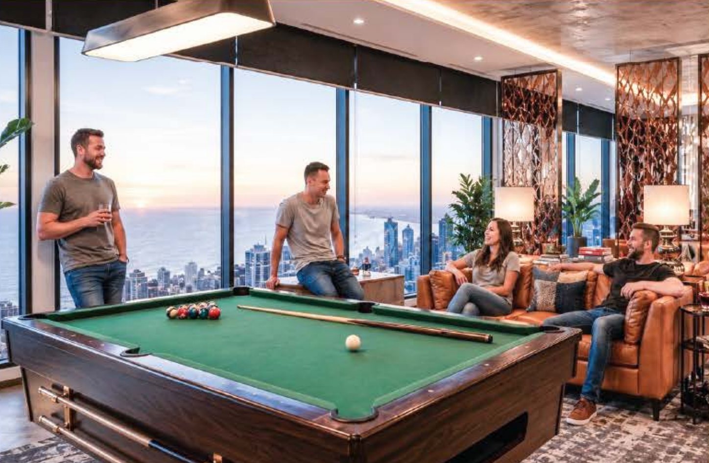 Entertainment room on the 50th floor Sky Park
